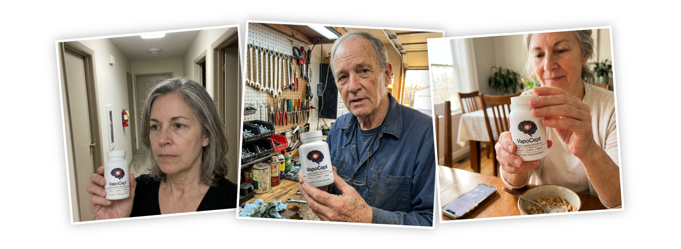 Robert S. holding his VapoCept bottle